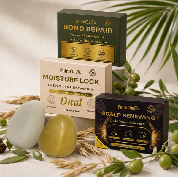 Exfoliate · Nourish · Hydrate Scalp Spa Shampoo Bar Trio4